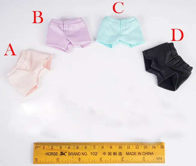 

Kinds of 4 1:6 Scale Faux leather shorts model For 12" Female PH TBLeague Body