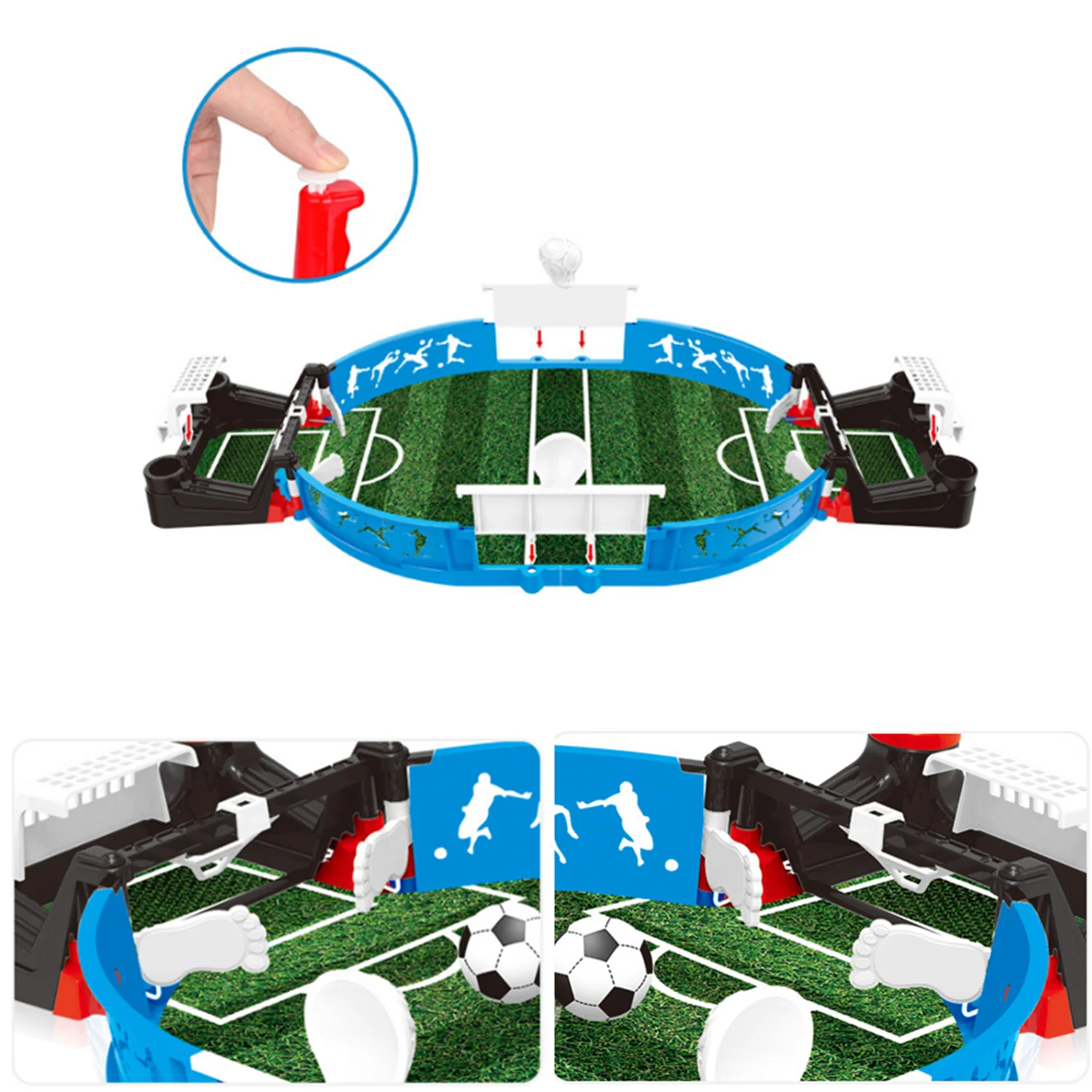 Mini Tabletop Football Board Match Machine Soccer Game Shooting desktop Educational Sport Kids Table Top Play Ball Toys For | Игрушки и