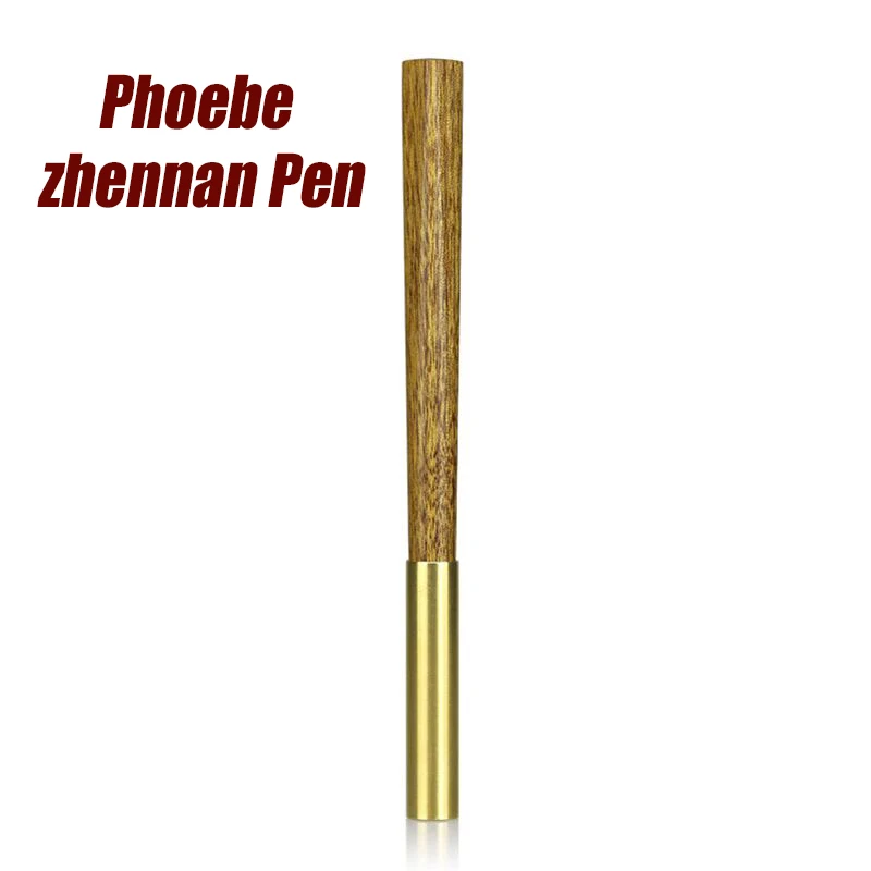Phoebe zhennan Pen Новая Винтажная антикварная ручка для нанеения татуировки бисер переплетение Длинный кисточкой Китайский стильный металлический традиционная книга марка школьные офисные принадлежности - Цвет: Phoebe zhennan Pen