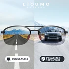 Очки солнцезащитные LIOUMO мужскиеженские квадратные, поляризационные фотохромные очки для вождения, умные Меняющие цвет, 2021