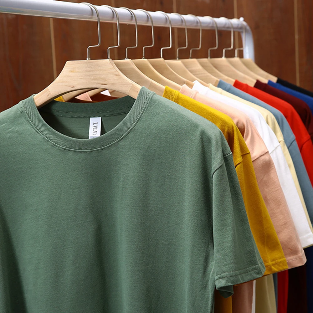 

Men's Oversized T Shirts Drop Shoulders Multicolor Tee Top Cotton T-Shirt For Male Hipster Cool Graphic Unisex Tee Top
