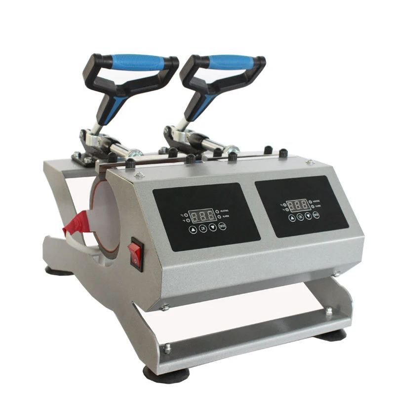 

Double Station Cup Baking Machine Horizontal High Efficiency Thermal Transfer Coated Cup Cup Printing Machine Hot Stamping Tools