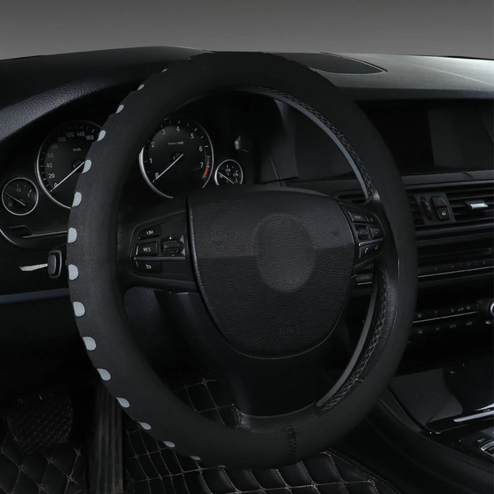 FORAUTO чехол рулевого колеса автомобиля Универсальный подходит для большинства автомобилей 38 см диаметр EVA Пробивка автомобиля-Стайлинг Аксессуары для интерьера