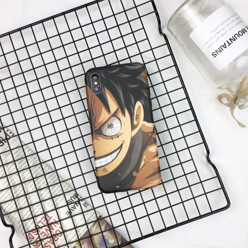 For iphone 8 XS 11 Pro MAX case silicone cover Roronoa Zoro One Piece Luffy Phone Case For coque iPhone 7 6 6S 8 Plus X XR Case