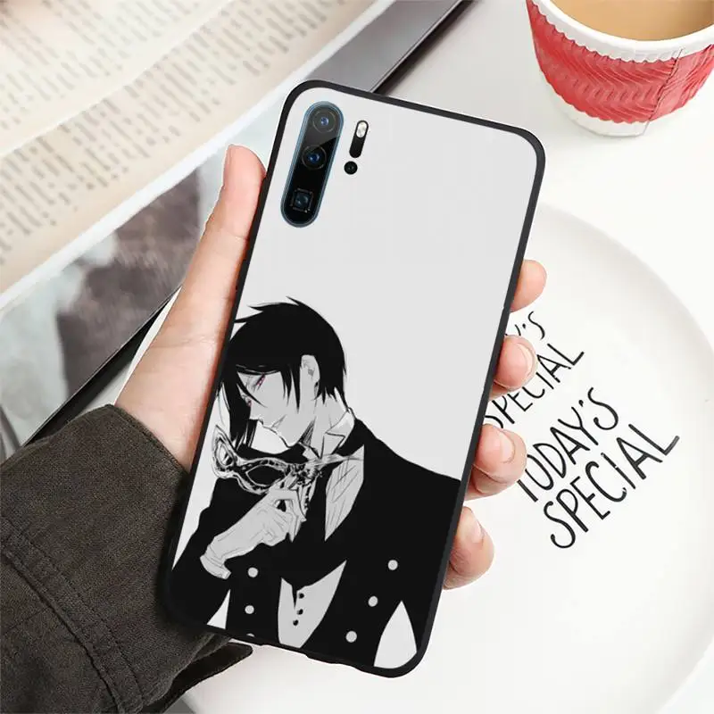 

Japanese anime Black Butler Phone Case For Huawei honor Mate P 10 20 30 40 i 9 8 pro x Lite smart 2019 nova 5t