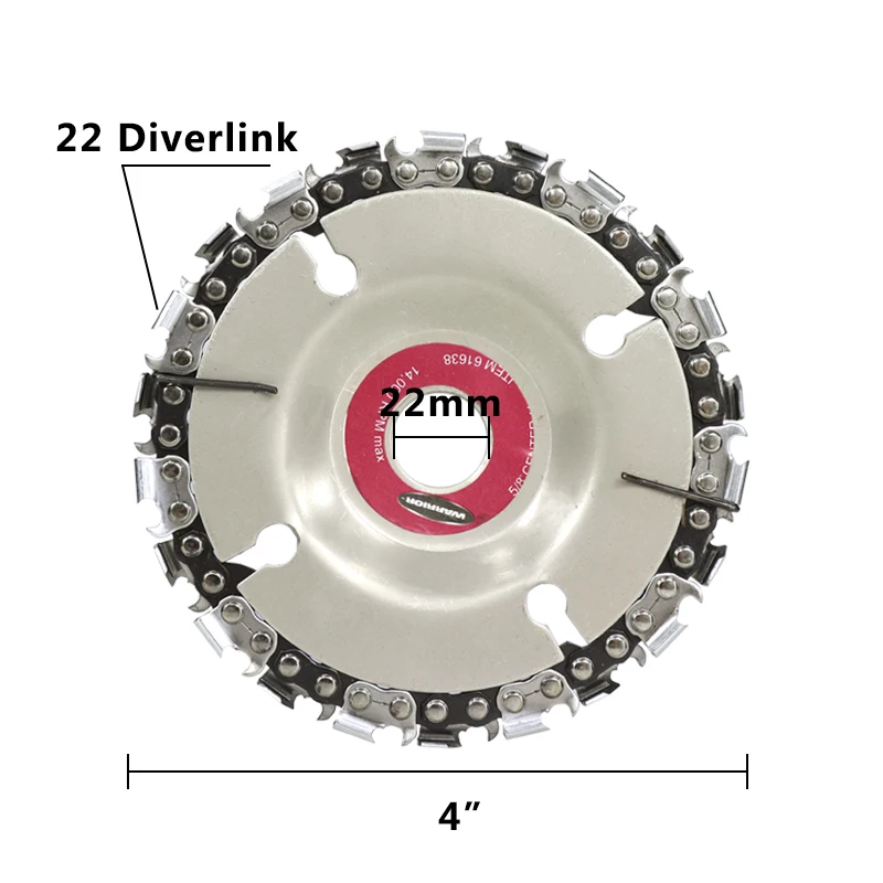4Inchx16x22T 1 шт. 4/4. 5/5 дюймов Дерево Тяга диск 13 T/14 T/22 T шлифовальный станок цепь дисков пилы диск угловой шлифовальный диск абразивный режущий диск - Цвет: 4Inchx16x22T