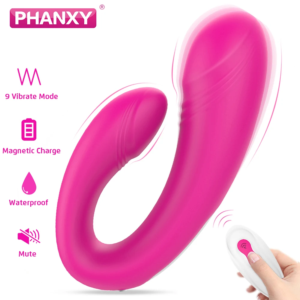 Вибратор для пар PHANXY секс игрушки взрослых Женский Массажер Вагины и точки G с