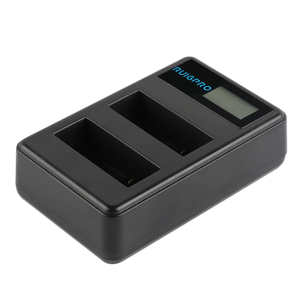 Аккумуляторная батарея 1500 мА · ч с двумя USB портами и ЖК дисплеем для Nikon D3100 D3200 D3300