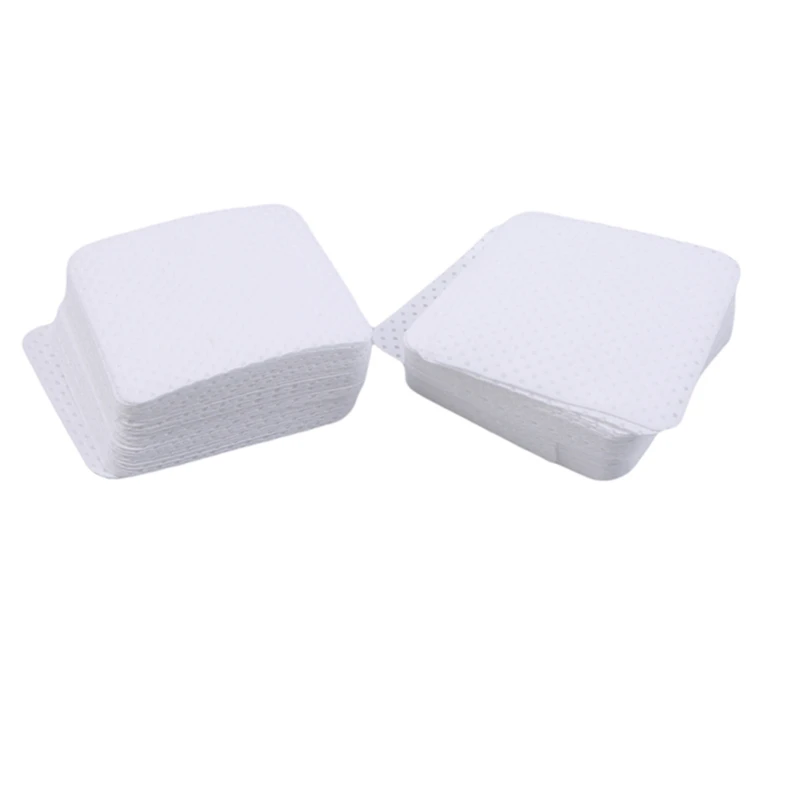 100 шт. хлопковое очищающее средство без ворса для удаления лака ногтей салфетки
