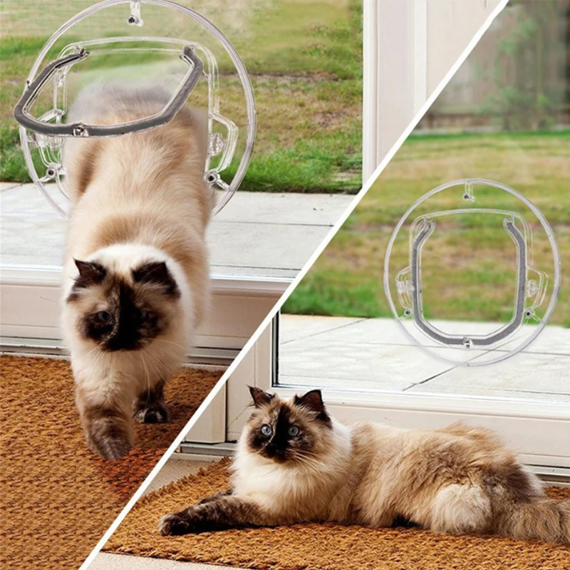 Новые креативные товары для домашних животных материал ПК круглая стеклянная