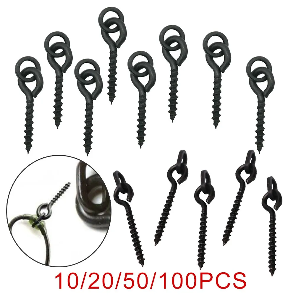 

Bait Bait Screws Black Fishing Metal Rig Screw Screws Terminal 15mm Practical