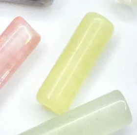 yellow Eruifa 10 шт. 13 мм длиной, 4 мм толщиной полудрагоценный каменный Шарм Подвеска ювелирные изделия DIY серьги ожерелье 11 цветов - Цвет: yellow
