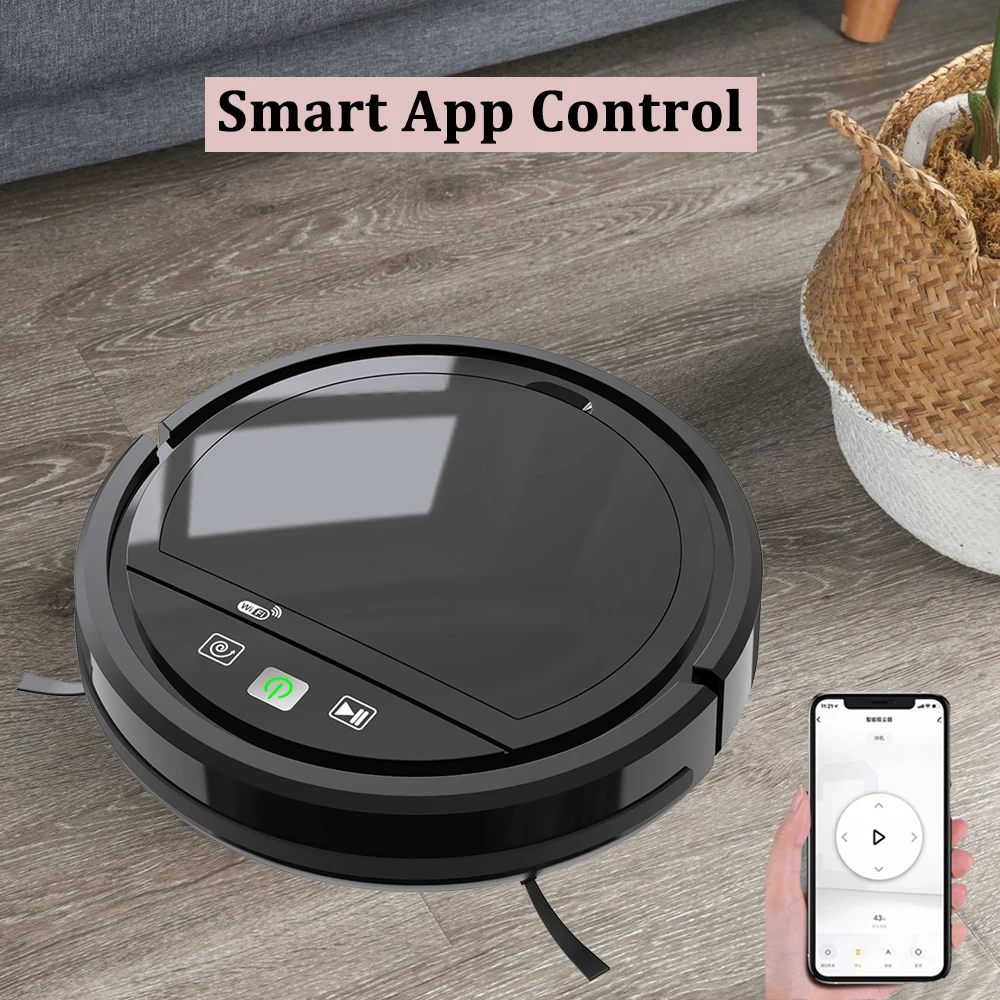 Робот-пылесос с функцией уборки Wifi Alexa 2500 Па | Бытовая техника