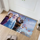 Дверной коврик Disney Frozen Anna Elsa, нескользящий коврик для детей, мальчиков и девочек, ковер для спальни, кухни, комнатный коврик для ванной