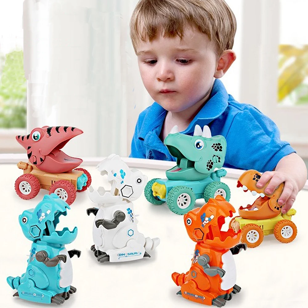 

Children car Toy cars Kids Diecasts Vehicle Toy cars Flipping Car Inertia Friction Power Children car dinosaur Car toys for boys