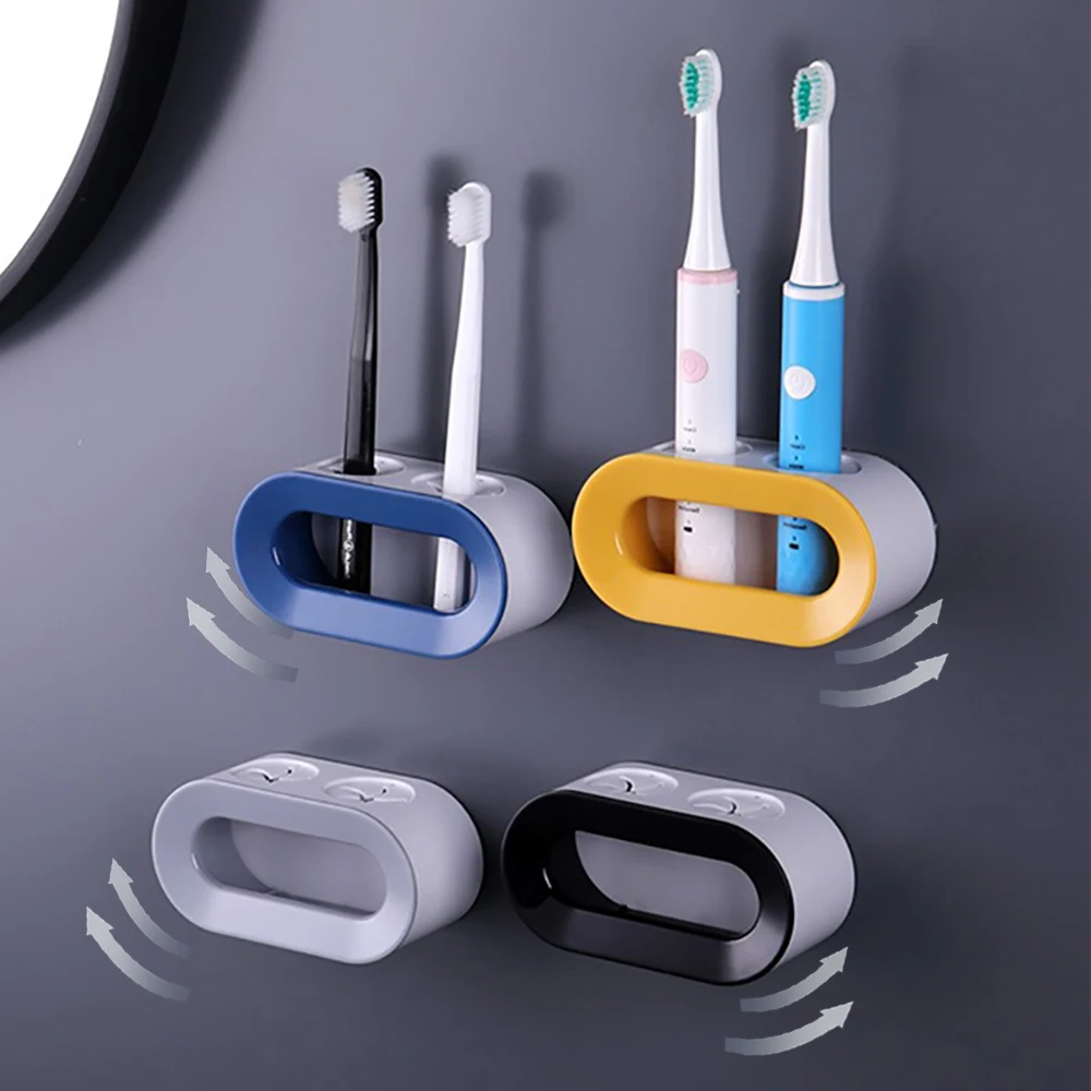 Полка для зубных щёток с двумя отверстиями держатель электрических щеток полка