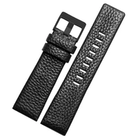 genuine leather watchband for dz4323 dz1657 dz1206 dz4318 wristband bracelet mens black retro brown strap 22 24 26 27 28 30mm