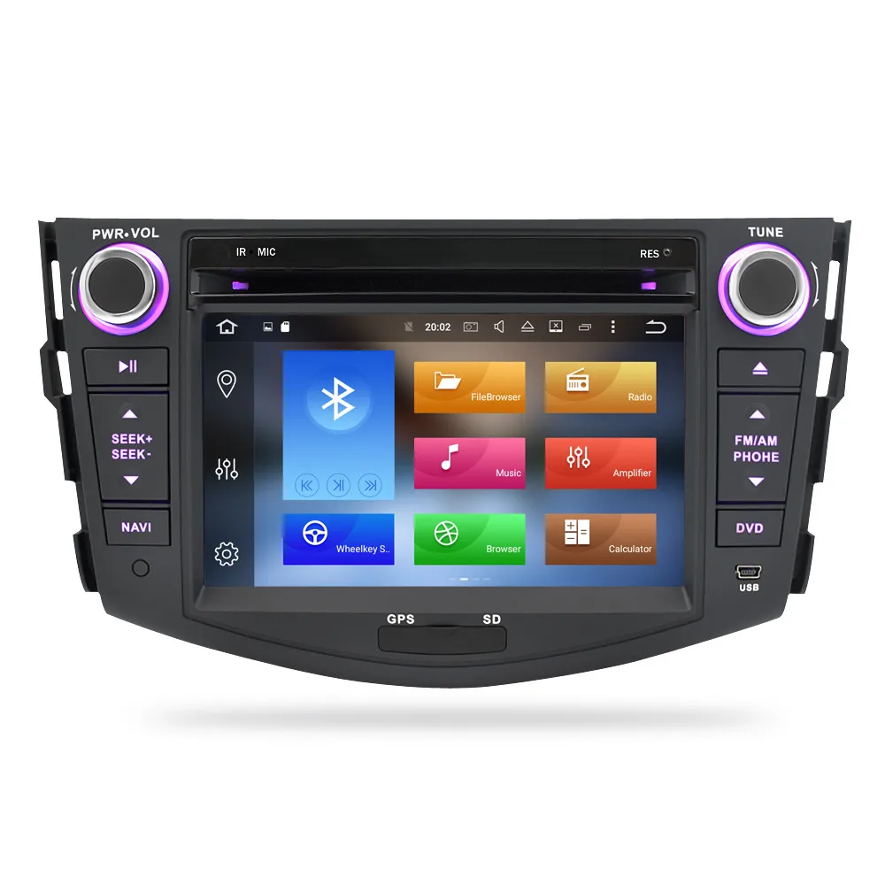 Ips экран Android 9,0 автомобильный Радио dvd-плеер навигация для Toyota RAV4 RAV 4 2007-2011 gps Мультимедиа Стерео головное устройство 4G ram