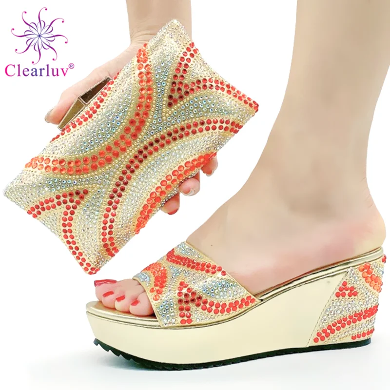 Комплект из обуви и сумки африканские комплекты 2020 горячие продажи итальянские