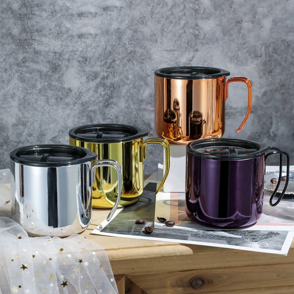 

Кружка из нержавеющей стали с ручкой, 350 мл