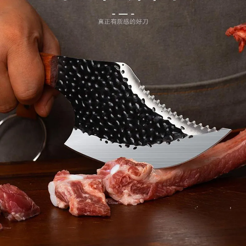 Нож для костей кухонный нож уличный сабвуфер бабочка из дерева поварской