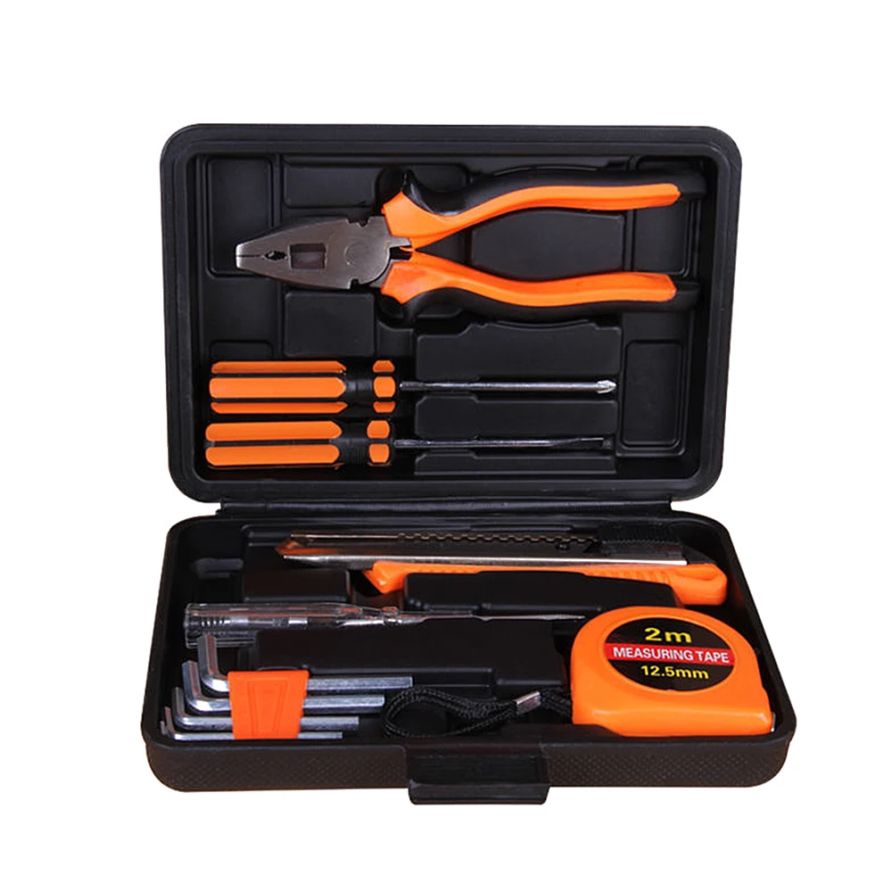 

New 39 Pcs/Set Portable Hand TooL Set Household Toolbox General Repair Tool With Screwdriver Pliers Hammer Utility Knife Box