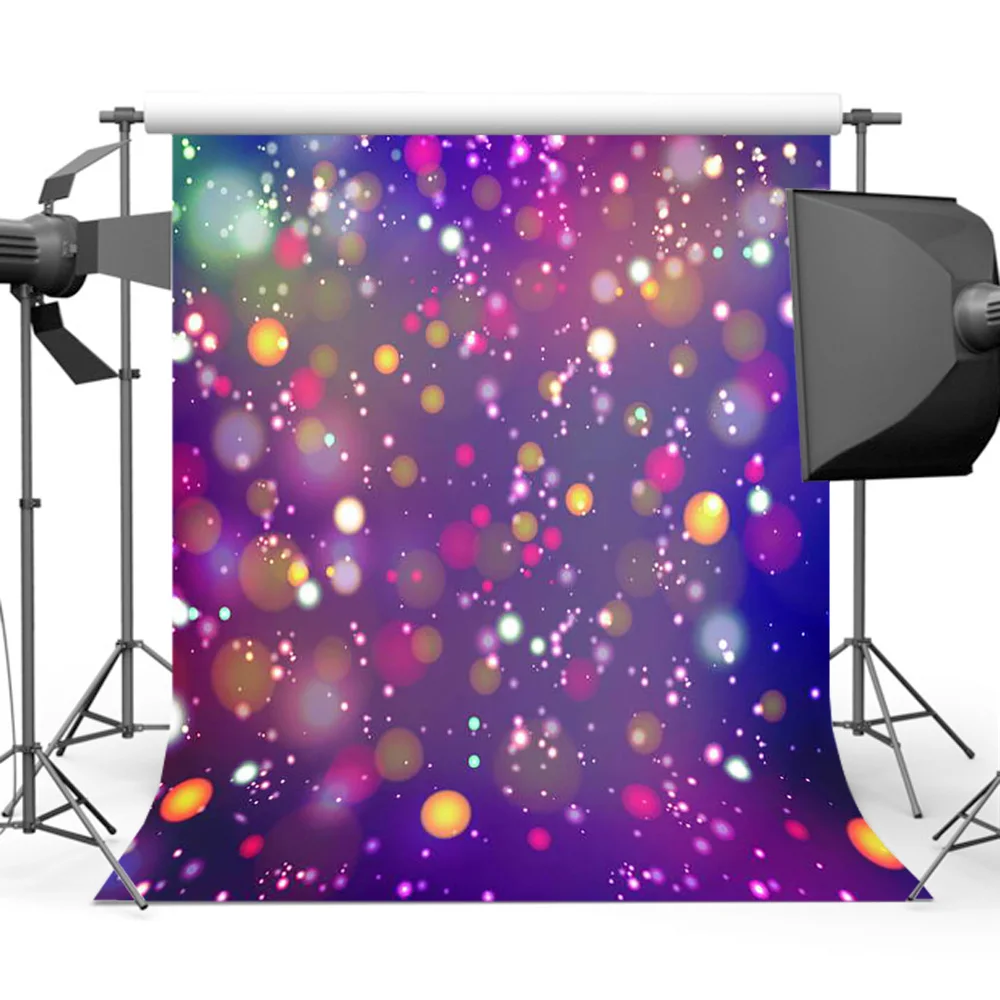 MOCSICKAColorful фотография фиолетовый боке фон для фотографа дети Вечеринка Реквизит |