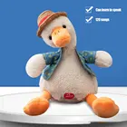 120200 забавные песни, скульптура Повтор утки, учится говорить, поет, плюшевая игрушка, повторно поет и танцует, детская развивающая игрушка