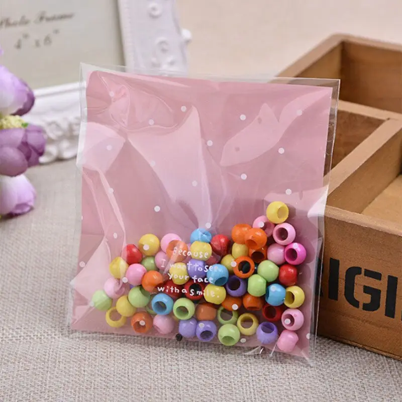 Новая сумка для печенья в горошек розовая синяя с застежкой-молнией закуска