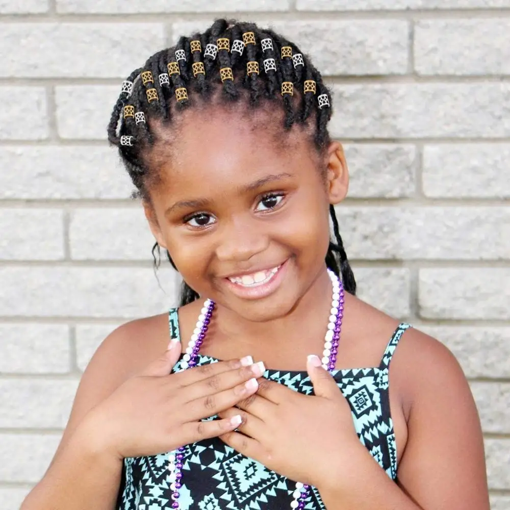 1000 шт./лот золотистые/серебристые металлические кольца микро страшные косички