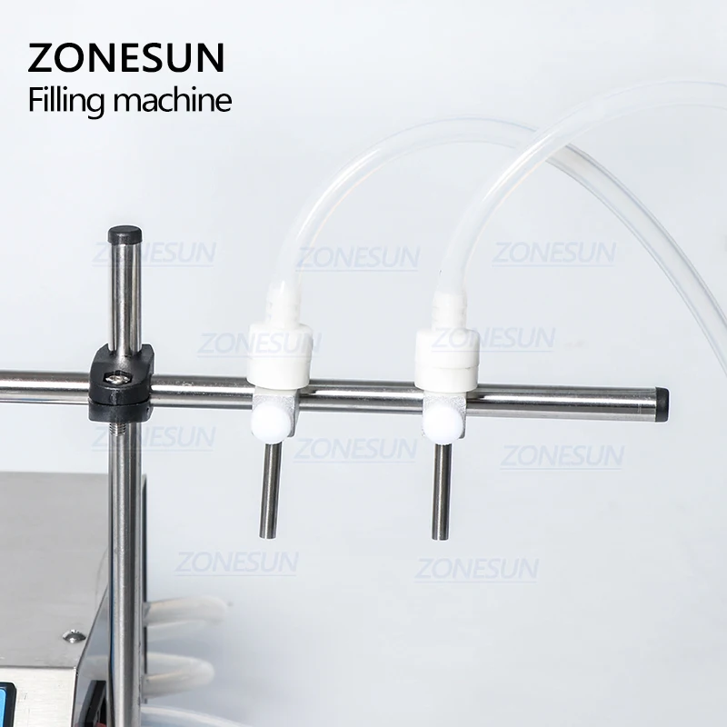 ZONESUN машина для наполнения бутылок с зубчатым насосом полуавтоматическая жидких