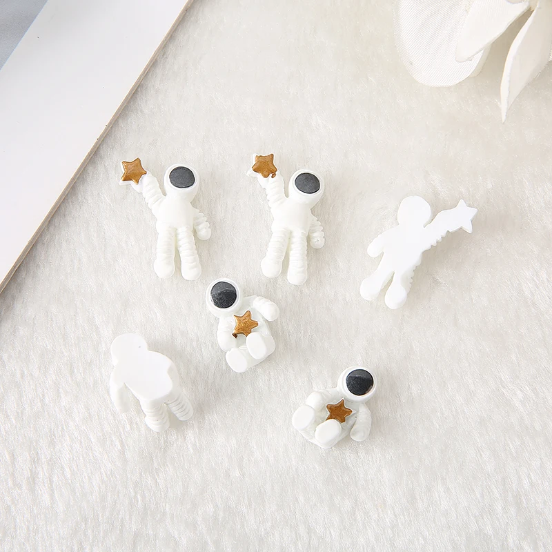 14 шт./лот полимерная мультяшная звезда астронавт планета для ожерелья Серьги