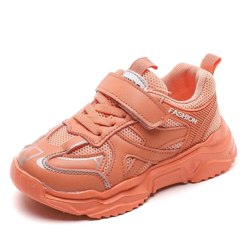 Осенняя детская повседневная обувь для мальчиков и девочек Модная дышащая