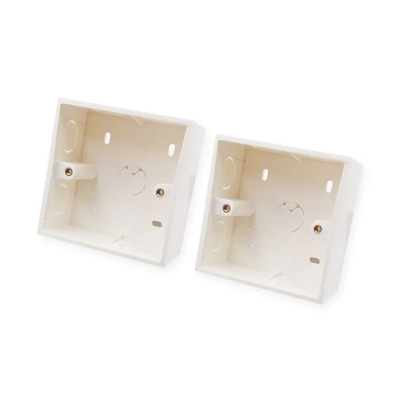 Высококачественная внешняя Монтажная настенная коммутационная коробка 86*86*43 мм