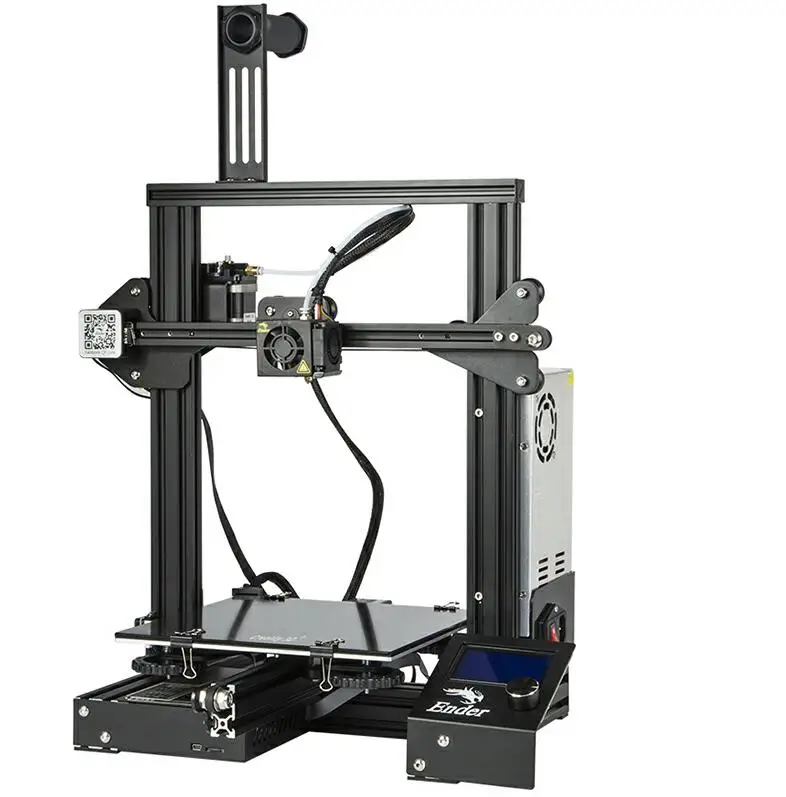 Ender-3 3D Pinter DIY KIT стекло/Съемная кровать большой выбор размер печати Ender 3 сохранение мощности v-слот Prusa i3 Creality 3D - Цвет: Ender-3 Standard