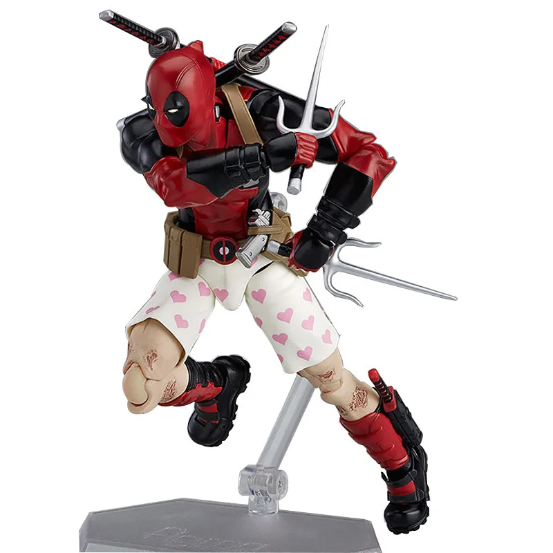 16cm Marvel Legends Hero Deadpool Action Figure Doll Toys Model Avengers Joints Can Rotate Kids People and Anime Figma PVC | Игрушки и