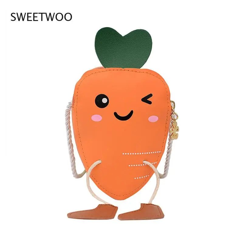 

Casual Outing Wallet Coin Purse Girls Cute Kids Printing Zipper Children Shoulder Messenger Small Bag Mini Princess Bag