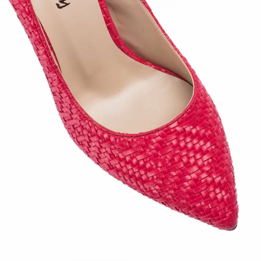 

Heels Women 2021 Deery, Pink Knit Pattern Women'S Stiletto