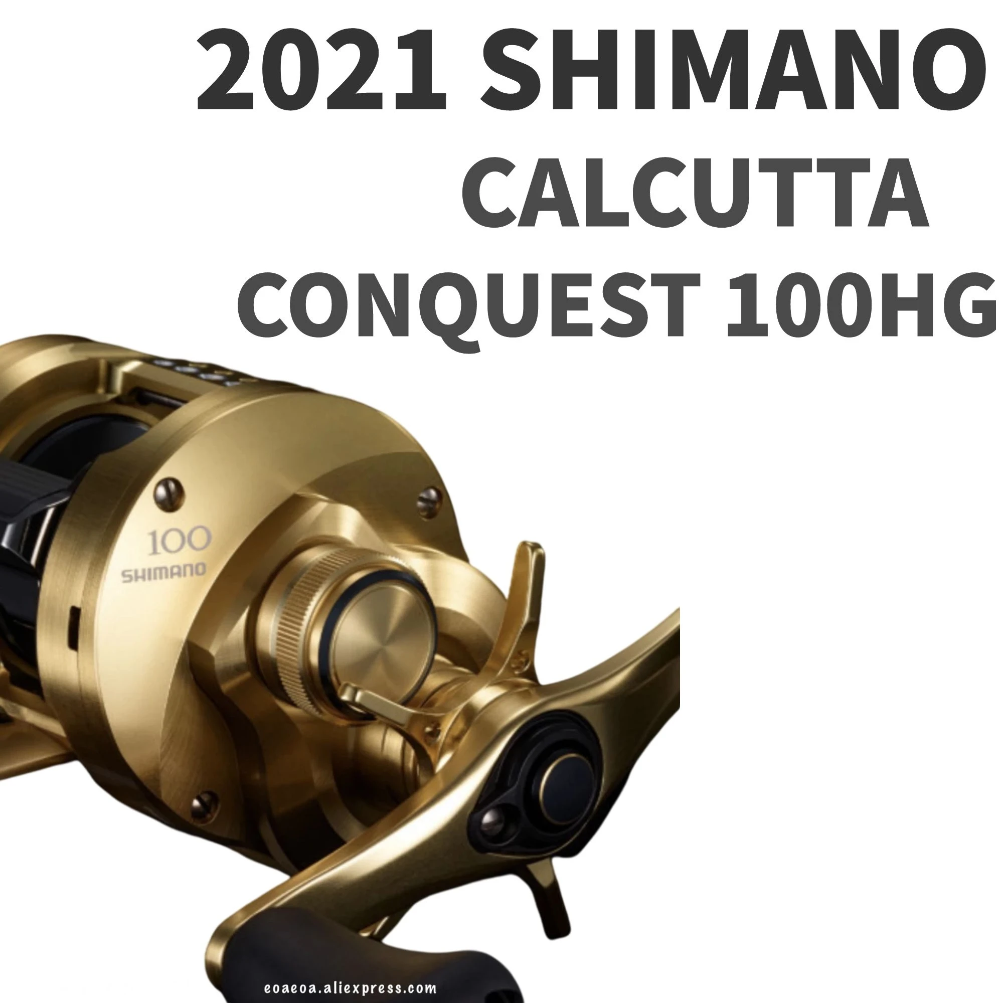 2021 Новое поступление Shimano завоевания Калькутта CQ 100HG 7 4: 1 220 г 13 + Макс Перетащите 4