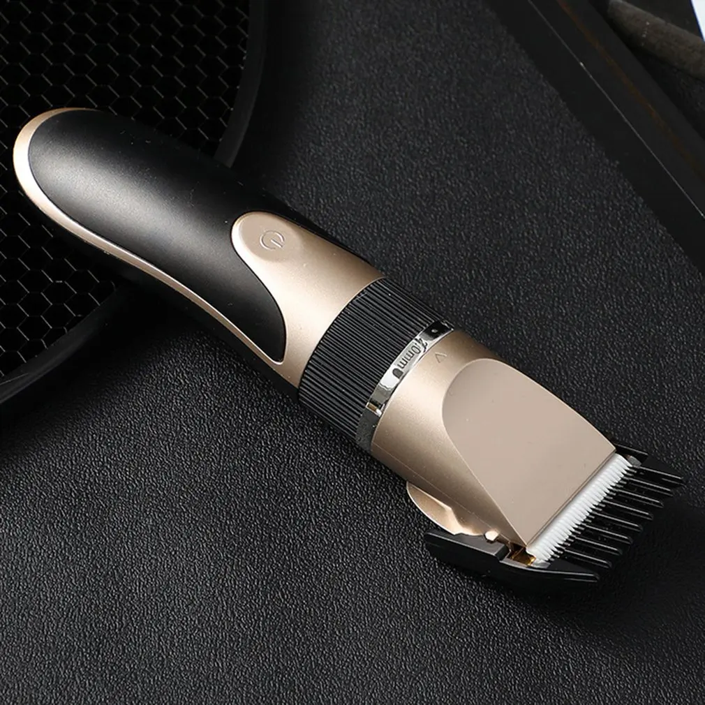 Машинка для стрижки волос цифровой USB Перезаряжаемые машинка Для мужчин стрижка