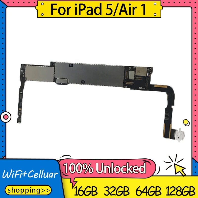 Оригинальная разблокированная материнская плата A1474 / A1475 A1476 для Ipad 5 AIR 1