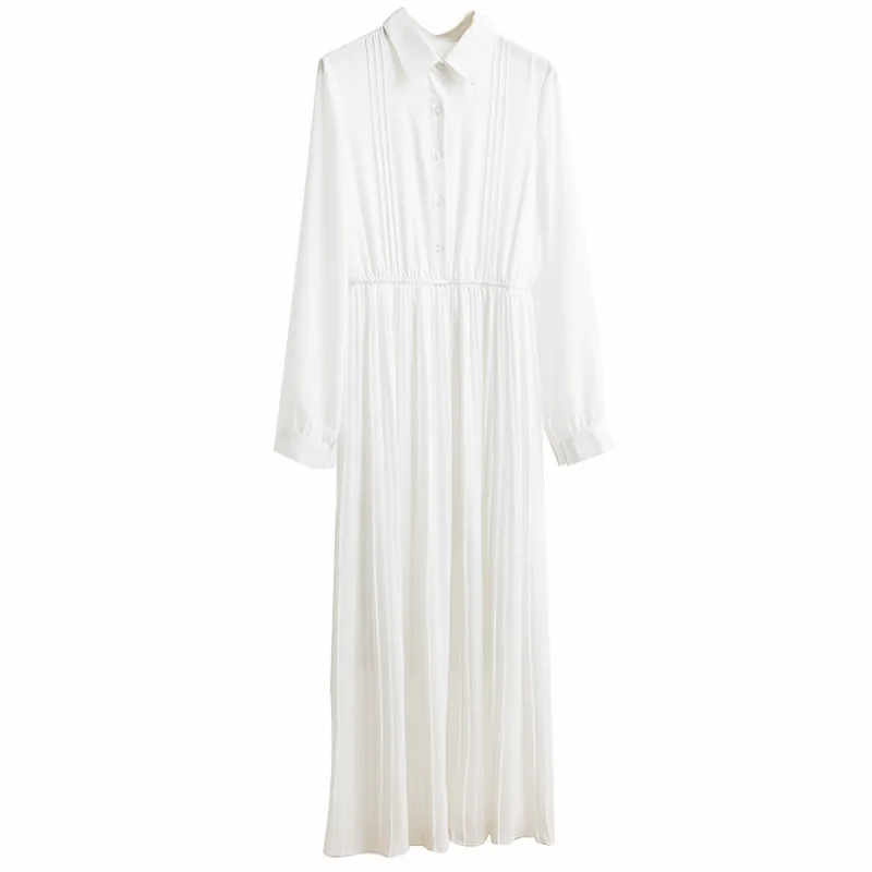 

2021 summer seaside holiday dress long skirt tall ankle black and white dress