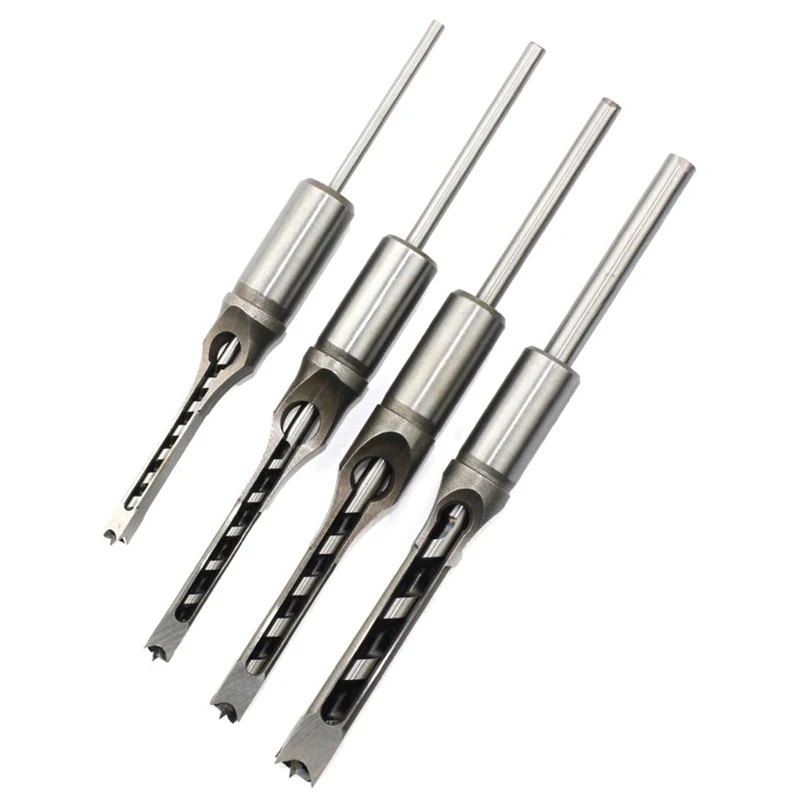 

4 шт. HSS сверла по металлу площадь дрель долото для дерева набор сверл квадратное отверстие деревообрабатывающий Сверл Из быстрорежущей инс...