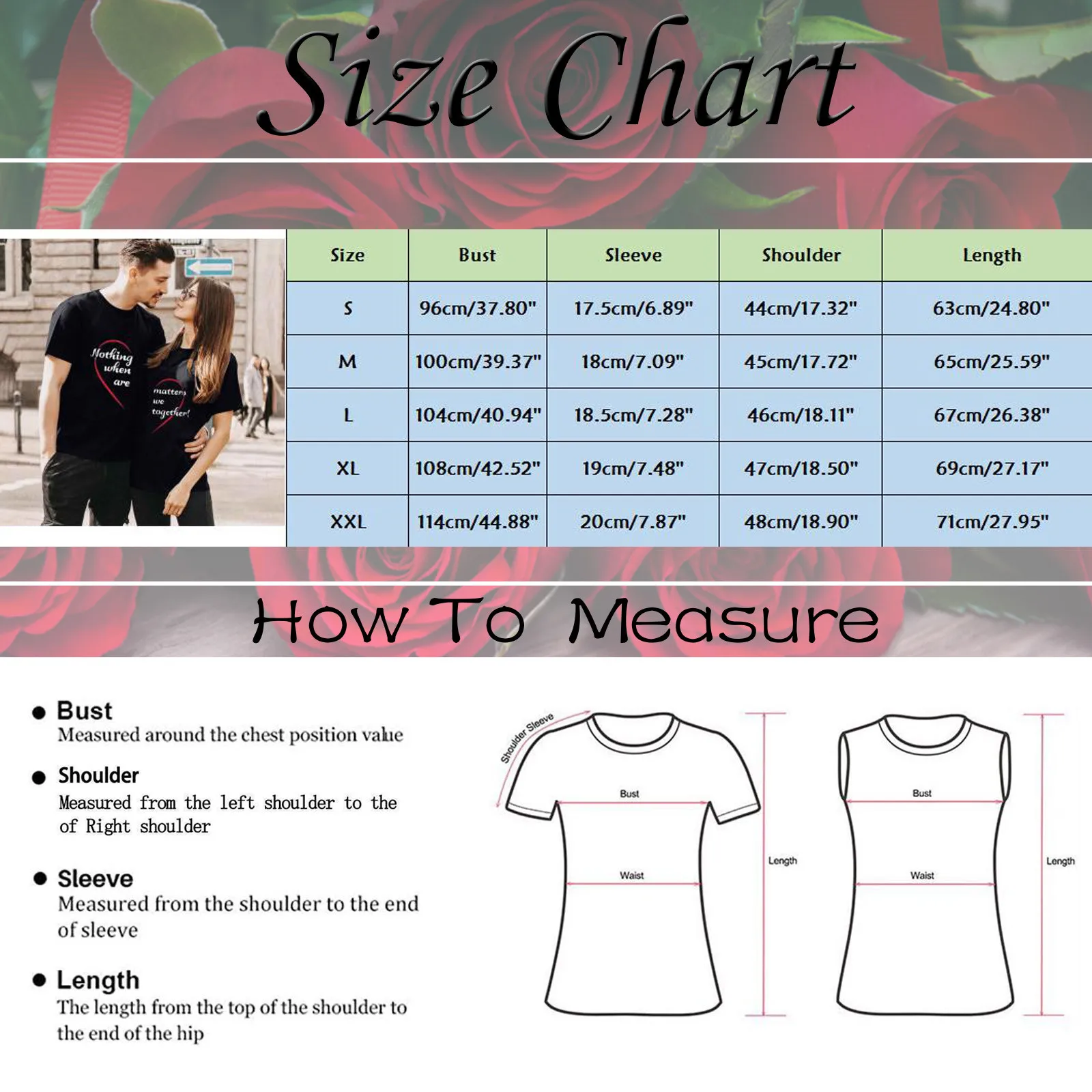 Fashion Matching Women T-Shirts Short Sleeves O Neck Love Letter Print Casual Men's Tops T Shirt Valentine's Day Couple TShirt