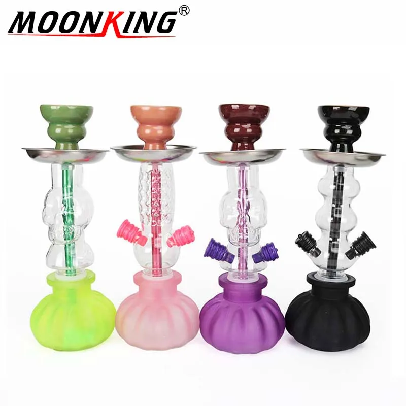 MOONKING разные цвета в форме тыквы съемное матовое стекло для курения табака кальян