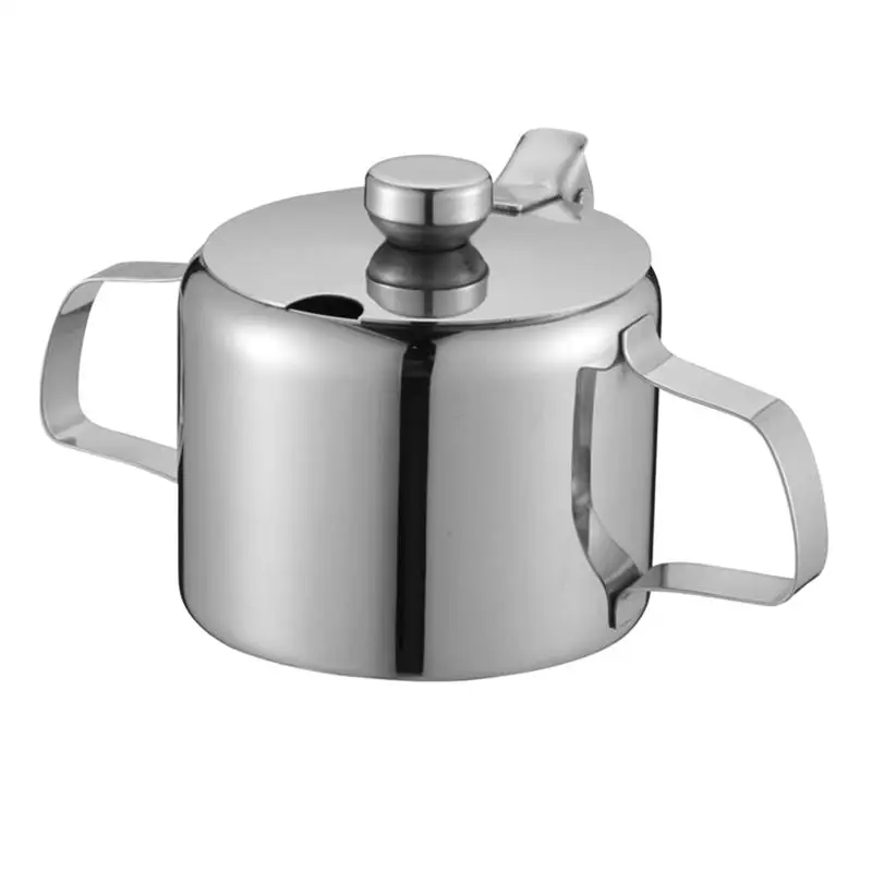 Stainless Steel Seasoning Jar With Lid Multipurpose Canister Spice Storage Pot Container For Sugar Salt |