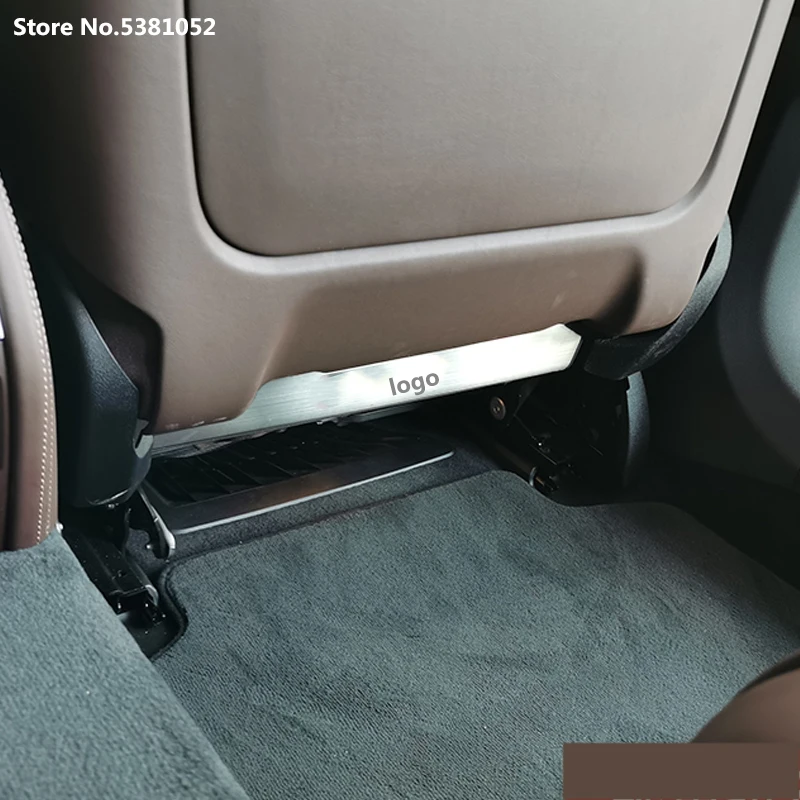 

Back Seat Anti-kick Plate Pad For BMW X5 X6 X7 G05 G07 F16 2015 - 2021 Accessories Stainless Steel Protector Cover Trim