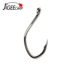 JIGEECARP, 20 шт., крючки с зазубринами, для ловли сома, Высокоуглеродистая сталь, крючок для сома, 30, 20, 10, 6, 8 В, острый крючок, рыболовные снасти