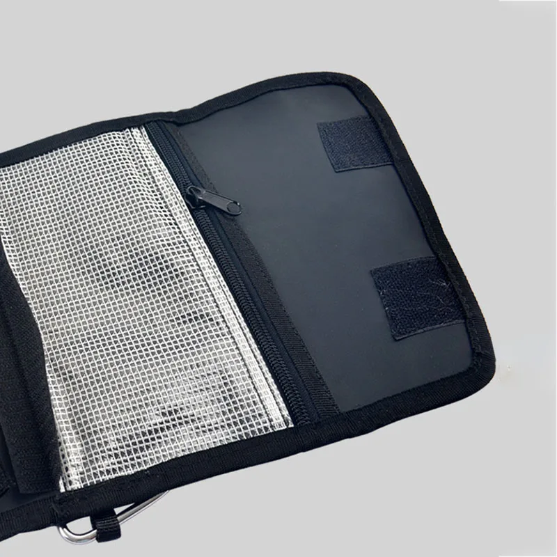 Fishing soft bait bag tool storage bag waterproof canvas sequined jig bag fishing tackle bag