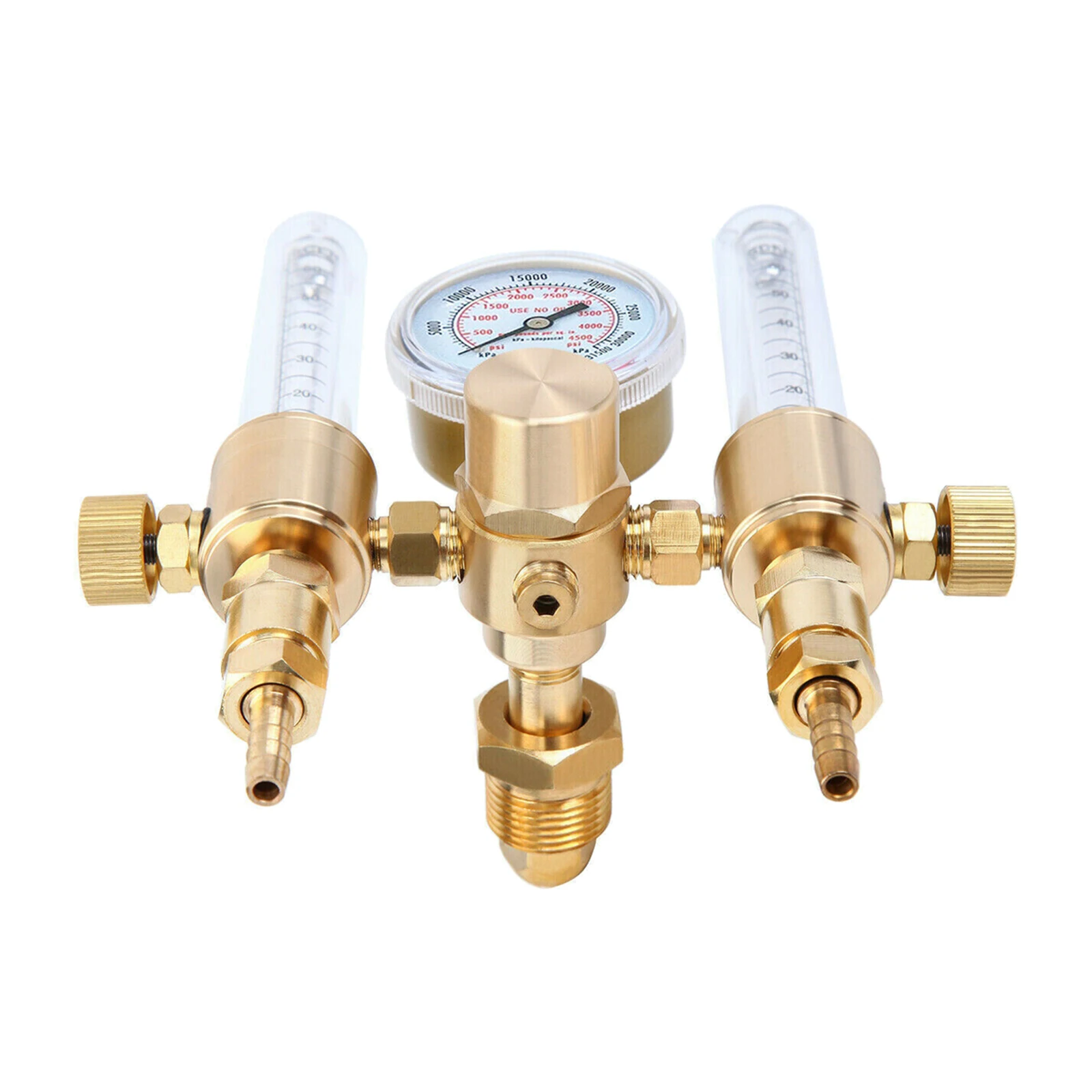 

Welding Dual Output Argon CO2 Regulator Flow Meter Adjustable output Premium